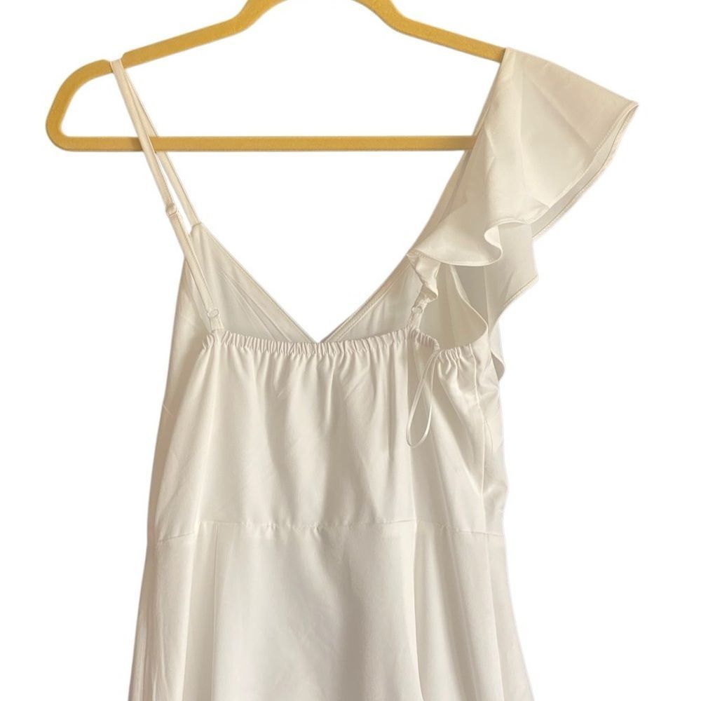 Area Stars White Ruffle Midi Dress. Size Small. - Picture 7 of 10